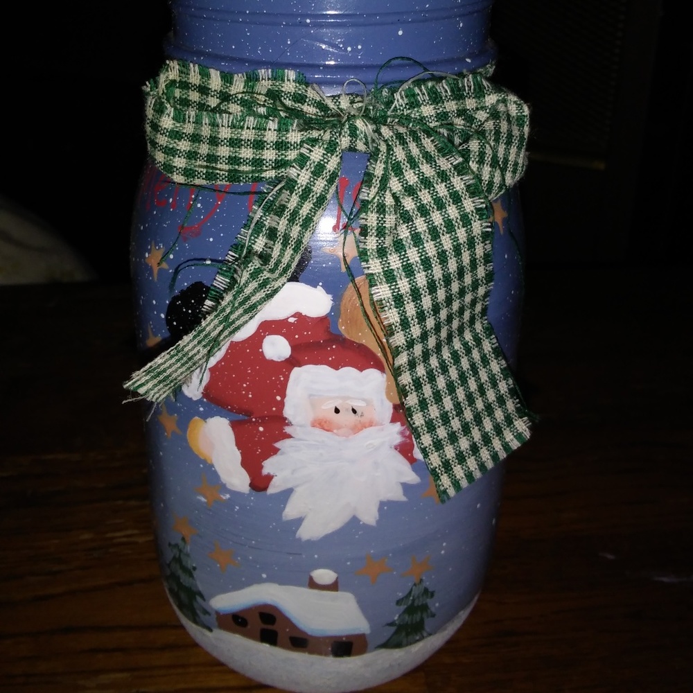 Mason Jar Candle Holder